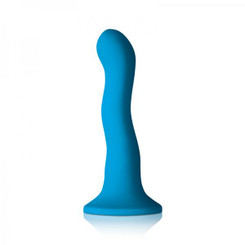 Colours Wave 6 inches Dildo Blue Adult Toys