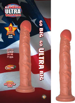 Ultra Whopper 9 inches Slim Dong Beige Best Sex Toy