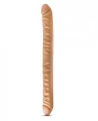 Dr Skin 18 inches Double Dildo Mocha Tan Best Sex Toys