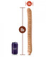 Dr Skin 18 inches Double Dildo Mocha Tan by Blush Novelties - view 3