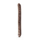 Dr Skin 18 inches Double Dildo Brown by Blush Novelties