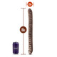 Dr Skin 18 inches Double Dildo Brown by Blush Novelties - view 3