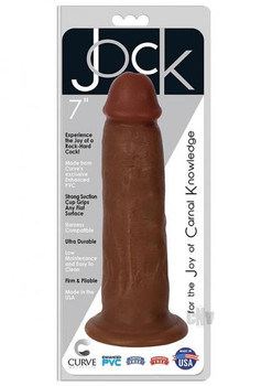 Jock Realistic Dildo 7 Chocolate by Xr Curve