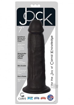 Jock Realistic Dildo 7 Black Adult Toy