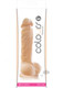 Colours Pleasures Silicone 5 inches Dildo Beige by NS Novelties - view 3