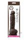 Colours Pleasures Dong 5 Dark Brown Adult Toys
