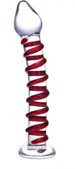 Glas Mr Swirly Glass Dildo by Electric Eel Inc