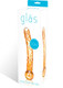 Orange Tickler Glass Dildo by Glas Toy - Product SKU CNVEF -EELGLAS -57