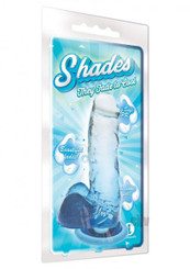 Shades Gradient Dong Jelly Med Blue Adult Toys