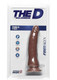 The D Thin D 7 inches Firmskyn Caramel Brown Dildo by Doc Johnson - Product SKU CNVEF -EDJ -1705 -56 -2