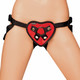 Electric Eel Inc Lux Fetish Red Heart Strap On Harness O/S - Product SKU CNVEF-EELF1361-RED