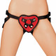 Lux Fetish Red Heart Strap On Harness O/S by Electric Eel Inc - view 3
