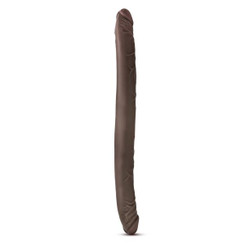 Dr Skin 16 inches Double Dildo Chocolate Brown Best Sex Toy