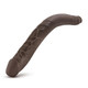 Blush Novelties Dr Skin 16 inches Double Dildo Chocolate Brown - Product SKU CNVEF-EBL-52016