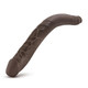 Dr Skin 16 inches Double Dildo Chocolate Brown by Blush Novelties - view 3