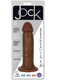 Jock Realistic Dildo 6 Chocolate by Xr Curve