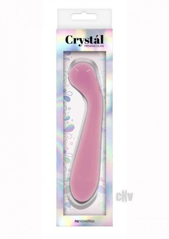 Crystal Glass G-spot Wand Pink Sex Toy