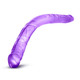 B Yours 16 inches Double Dildo Purple by Blush Novelties - view 3
