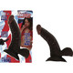 All American Whopper 6.5 Inches Dildo Brown by NassToys - view 2