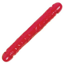 The Vivid Essentials 12 inches Double Dong Red Sex Toy For Sale