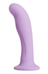 Royal Heart On Silicone Harness Dildo Purple Sex Toys