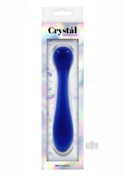 Crystal Glass Pleasure Wand Blue Best Sex Toy