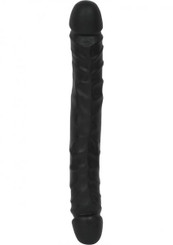 Jr. Double Header 12in - Black by Doc Johnson