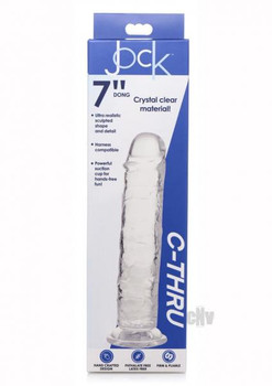 Jock C Thru Realistic Dong 7 Clear Best Sex Toy