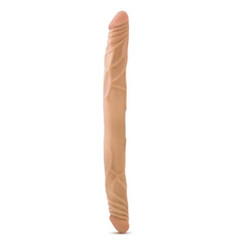 B Yours 14 inches Double Dildo Latin Tan by Blush Novelties