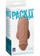 Pack It Lite Realistic Dildo For Packing Brown by Doc Johnson - Product SKU CNVEF -EDJ -0720 -03 -3
