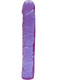 Crystal Jellies 10in Classic Dildo - Purple Adult Toys