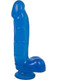 Doc Johnson Jelly Jewels Cock Balls With Suction Cup Sapphire Blue - Product SKU CNVEF-EDJ-7013-02-2