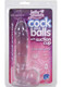 Jelly Jewels Cock And Balls With Suction Cup 8 Inch Diamond by Doc Johnson - Product SKU CNVEF -EDJ -7013 -03 -2