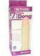 Vac-U-Lock 7 inches Thin Dong - Beige by Doc Johnson - Product SKU CNVEF -EDJ -1015 -06 -3