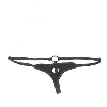 Lux Fetish Black Velvet Bikini Strap On O/S Adult Sex Toy