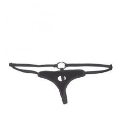 Lux Fetish Black Velvet Bikini Strap On O/S by Electric Eel Inc