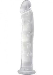 Jelly Jewels Dong With Suction Cup 8 Inch Clear