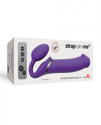 The Strap On Me Vibrating Bendable Strapless Strap On Xlarge - Purple Sex Toy For Sale