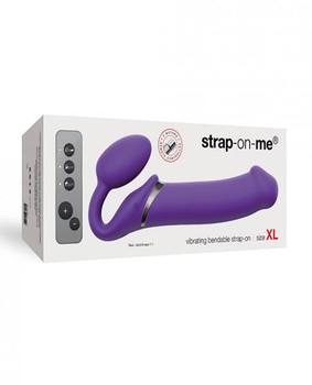 Strap On Me Vibrating Bendable Strapless Strap On Xlarge - Purple Best Sex Toys