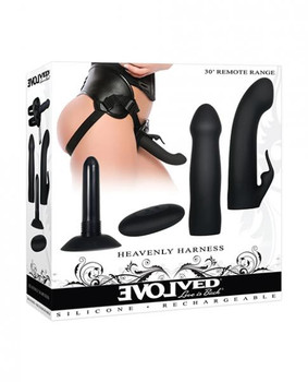 Evolved Heavenly Harness - Black Sex Toys