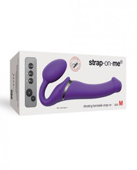 Strap On Me Vibrating Bendable M Strapless Strap On - Purple by Dorcel