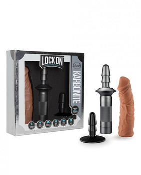 Blush Lock On Karbonite - Mocha by Blush Novelties