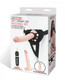 Lux Fetish Strap On Harness Pegging Set W/vibrating & Slim Anal Dildo by Electric eel inc.