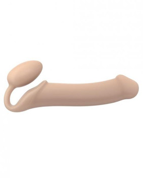 Strap On Me Silicone Bendable Strapless Strap On XL Beige Adult Sex Toy