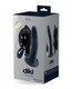 Vedo Diki Rechargeable Vibrating Dildo W/harness - Just Black by Savvy Co.