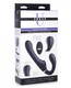 Strap U Mighty Rider 10x Vibrating Silicone Strapless Strap On - Black by XR LLC