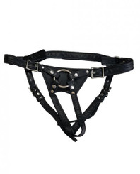 Locked In Lust Crotch Rocket Strap-on Large - Black Adult Toy