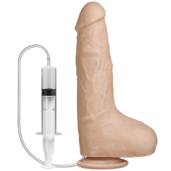 Fluid-compatible Realistic Dildo - Beige by Doc Johnson