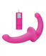 Ouch Vibrating Silicone Strapless Strap On Pink by Shots Toys - view 4