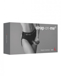 The Strap On Me Heroine Harness - Black Lg Sex Toy For Sale